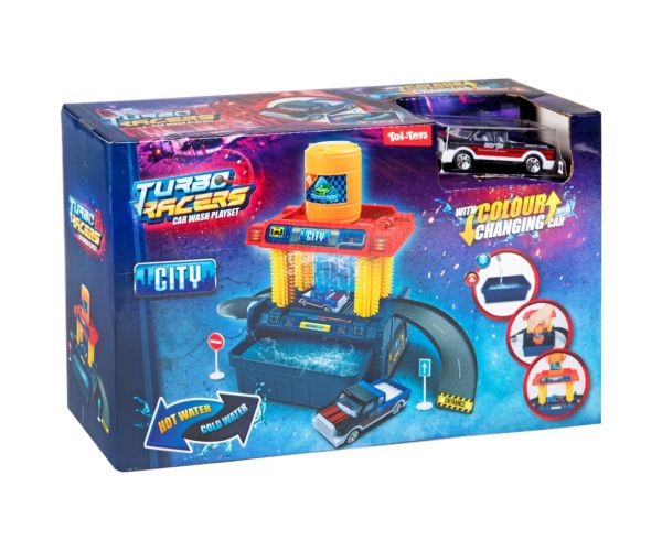 Turbo Racers Umývacia dráha s autíčkom v rôznych farebných variantoch