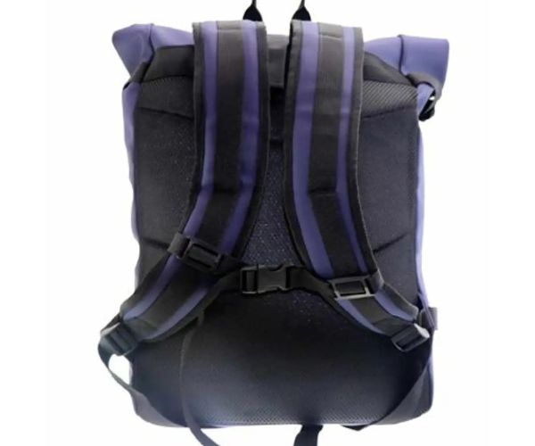 Must: Modrá ergonomická školská taška, batoh s prackami 30x12x52cm