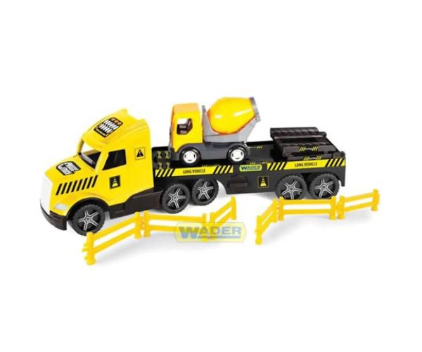 Magic Truck Technic kamión s domiešavačom betónu 79cm - Wader