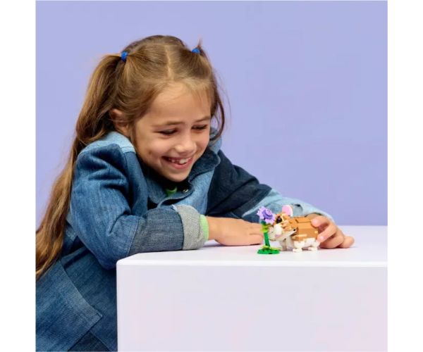 LEGO® Creator: Roztomilý škrečok s kvetom (31376)
