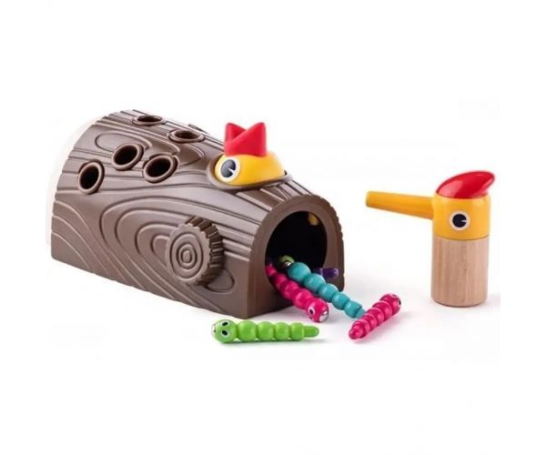 Magnetický ďateľ zručnostná spoločenská hra - Woodyland