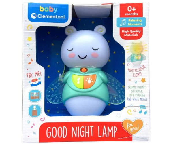 Bogárkás zenélő éjszakai fény hangeffektekkel - Clementoni Baby