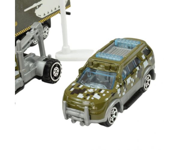 Chariot Die-Cast: Fém katonai járműszett kiegészítőkkel kétféle változatban