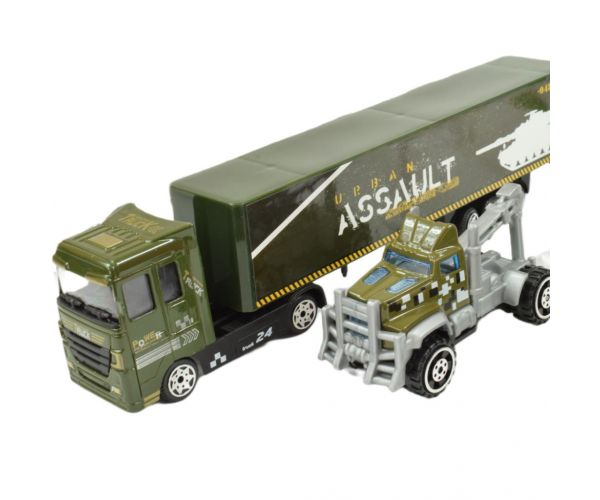 Chariot Die-Cast: Fém katonai járműszett kiegészítőkkel kétféle változatban