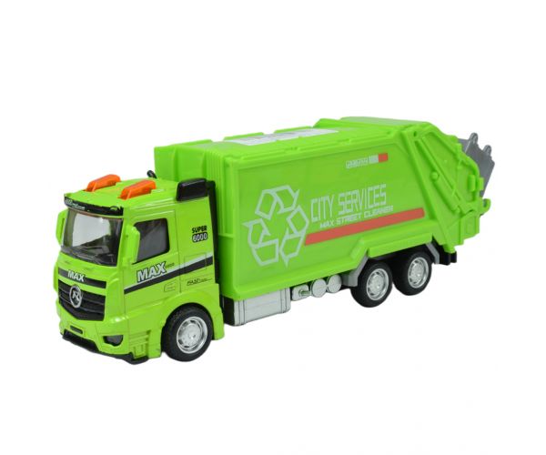 City Cars: Városi lendkerekes teherautó többféle változatban 19cm 1db
