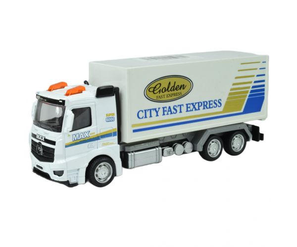 City Cars: Városi lendkerekes teherautó többféle változatban 19cm 1db