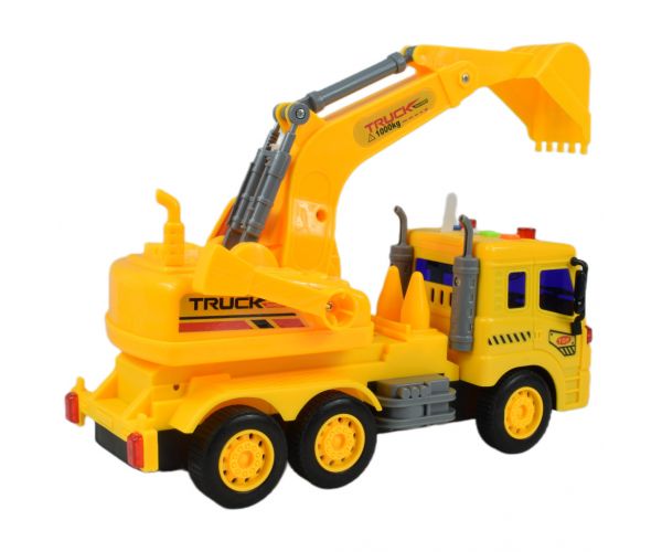 City Truck: Markolós teherautó fénnyel és hanggal 1/18