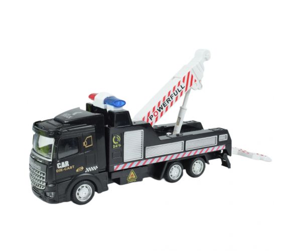 City Truck: Átalakítható lendkerekes mentőcsapat teherautó jelzőtáblákkal 19cm