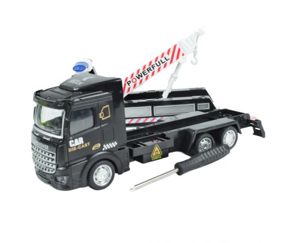 City Truck: Átalakítható lendkerekes mentőcsapat teherautó jelzőtáblákkal 19cm