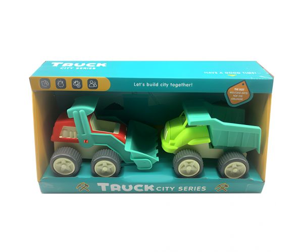 City Truck: Dömper és homlokrakodó munkagép szett
