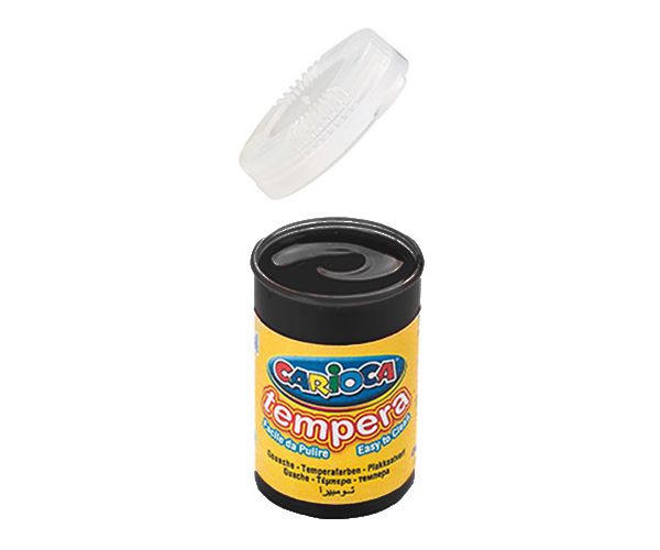 Fekete tempera tégelyben 6x35 gr - Carioca