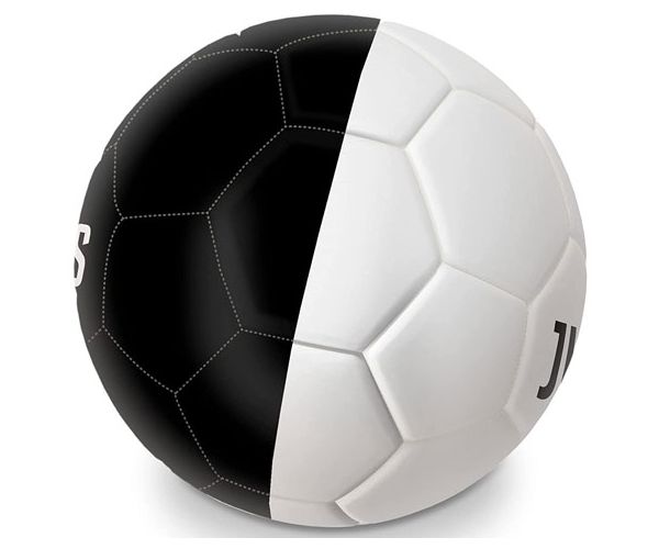 Fekete-fehér Juventus focilabda 5-ös méret - Mondo Toys