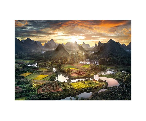 Kínai táj HQC 2000db-os puzzle - Clementoni
