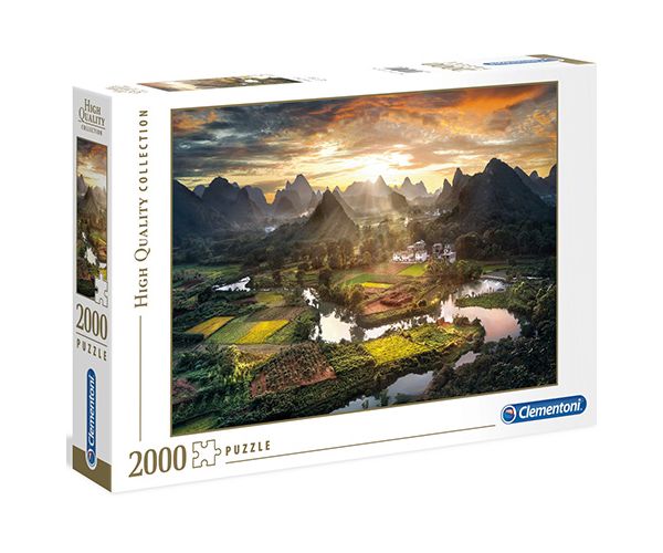 Kínai táj HQC 2000db-os puzzle - Clementoni