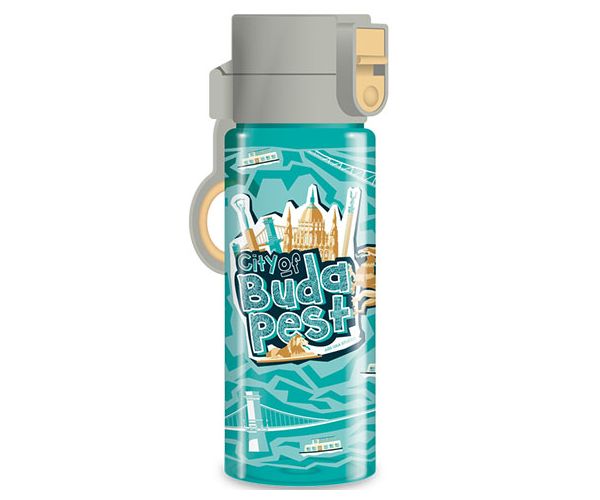 City of Budapest világoskék kulacs 475ml