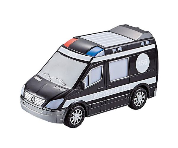 City Rescue SWAT kisbusz fénnyel és hanggal