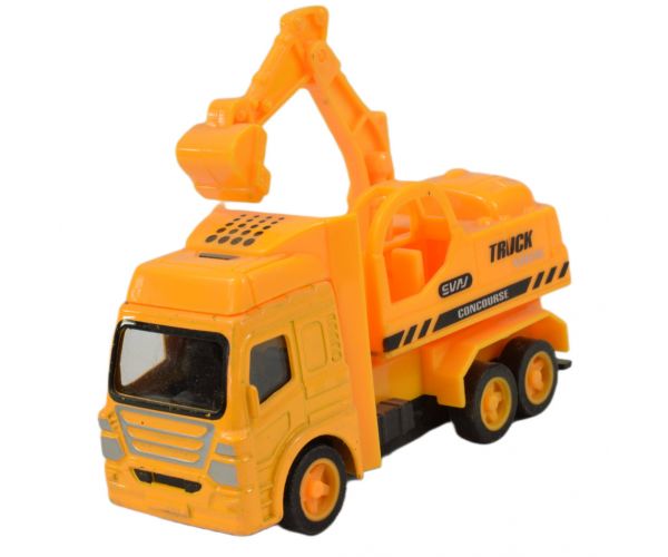 City Truck: Lendkerekes munkagépek többféle változatban 9,5cm 1db