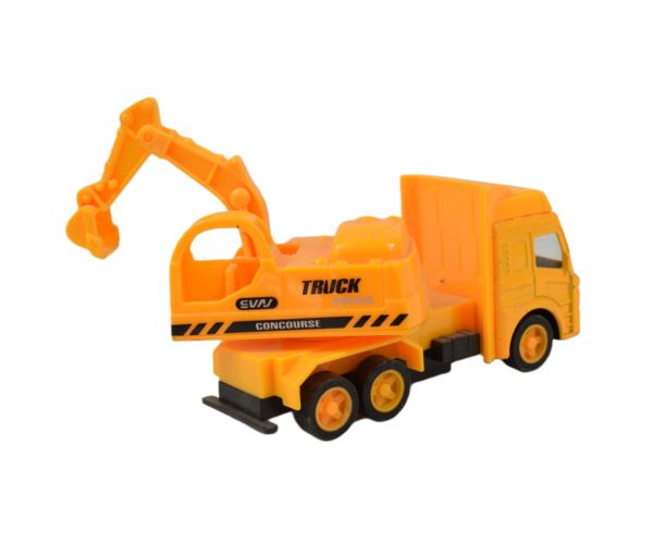 City Truck: Lendkerekes munkagépek többféle változatban 9,5cm 1db