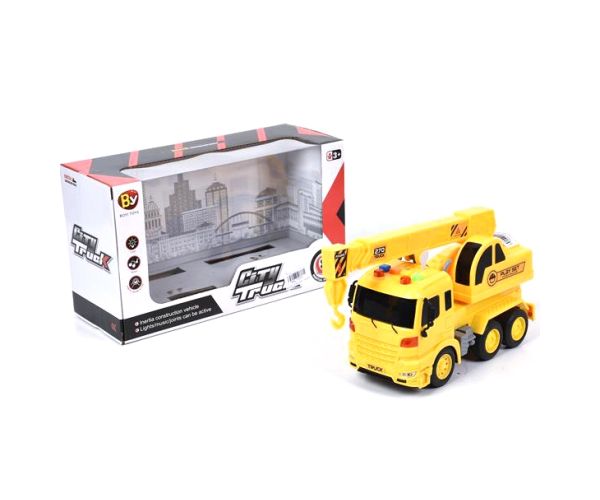 City Truck daruskocsi fénnyel és hanggal 24cm-es