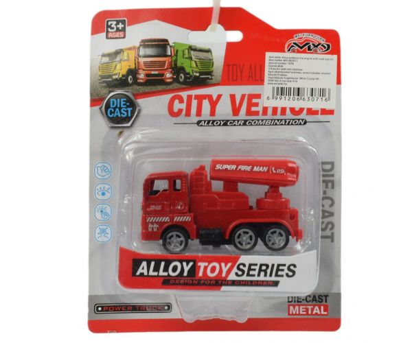 City Vehicle: Tűzoltósági jármű többféle változatban 1db