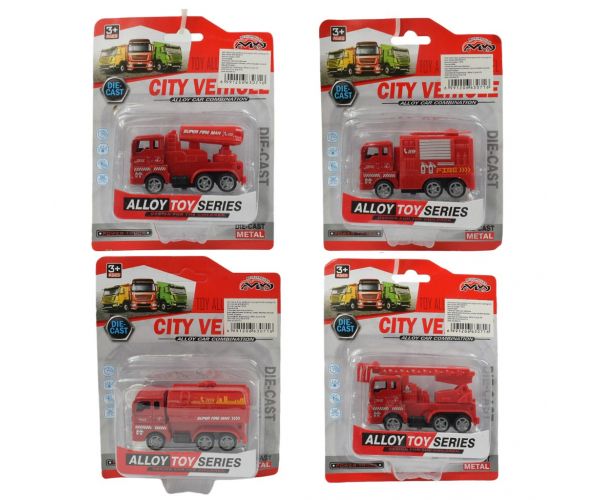 City Vehicle: Tűzoltósági jármű többféle változatban 1db