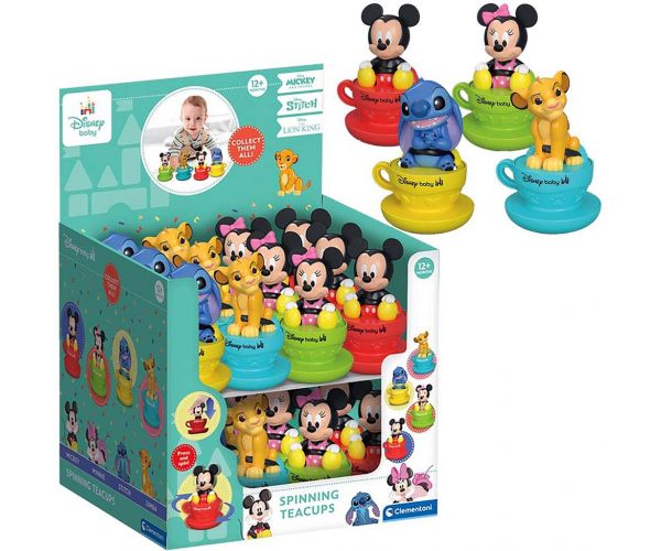 Clementoni Baby: Disney Baby pörgethető karakter figurák négyféle változatban 1db