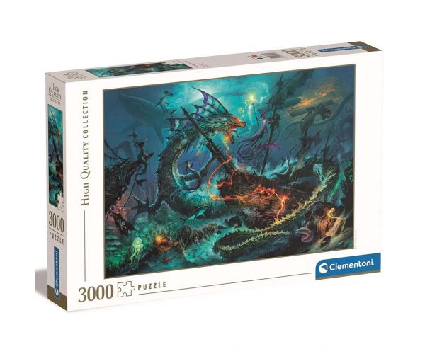 Clementoni: Víz alatti csata 3000db-os puzzle - High Quality Collection