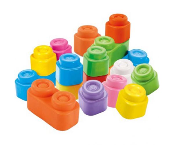 Clemmy: Puha színes építőkockák babáknak 40db-os szett - Clementoni