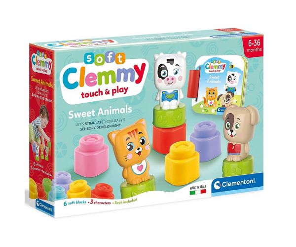 Clemmy Puha édes állatkák játékszett - Clementoni