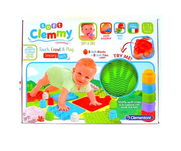 Clemmy puha játszószőnyeg és építőkocka szett - Clementoni