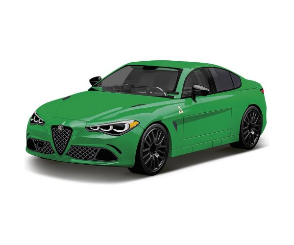 COBI: Alfa Romeo Giulia Quadrifoglio zöld építőjáték (24605)