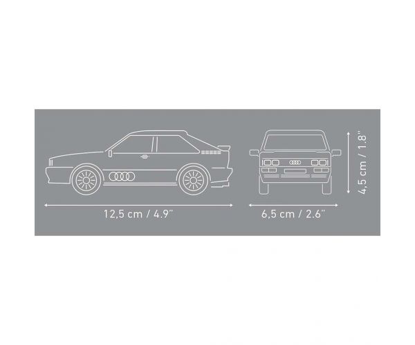 COBI: Audi Quattro 1980 autó építőjáték (24664)