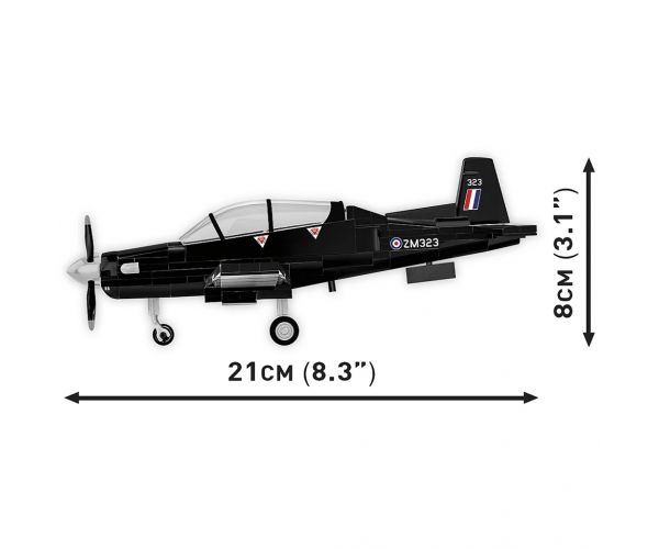 COBI: Beechcraft T-6 Texan II fekete építőjáték (26626)