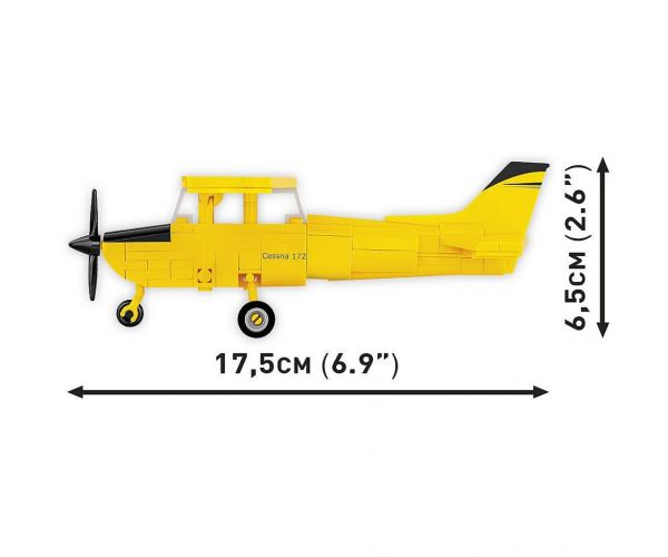 COBI: Cessna 172 Skyhawk sárga építőjáték (26621)
