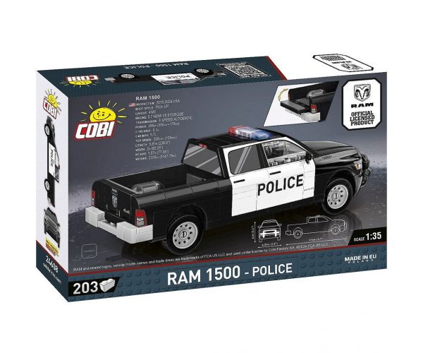 COBI: Dodge RAM 1500 rendőrautó építőjáték (24608)