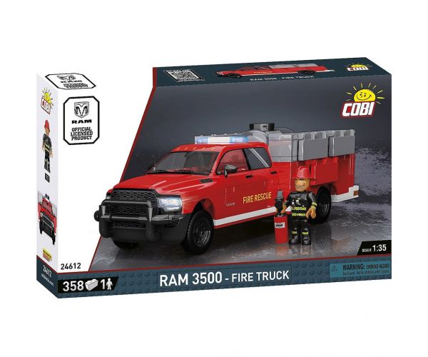 COBI: Dodge RAM 3500 tűzoltóautó építőjáték (24612)