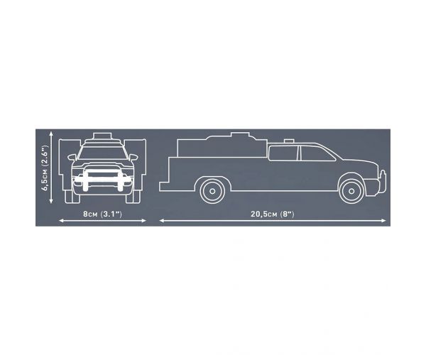 COBI: Dodge RAM 3500 tűzoltóautó építőjáték (24612)