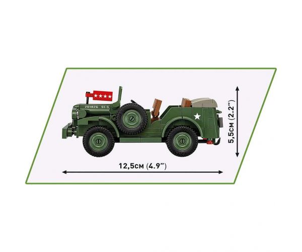 COBI: Dodge WC-56 Command Car harckocsi építőjáték (3111)