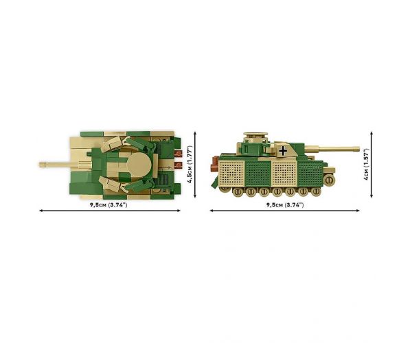 COBI: Panzer IV Ausf. J páncélozott harckocsi építőjáték (3097)