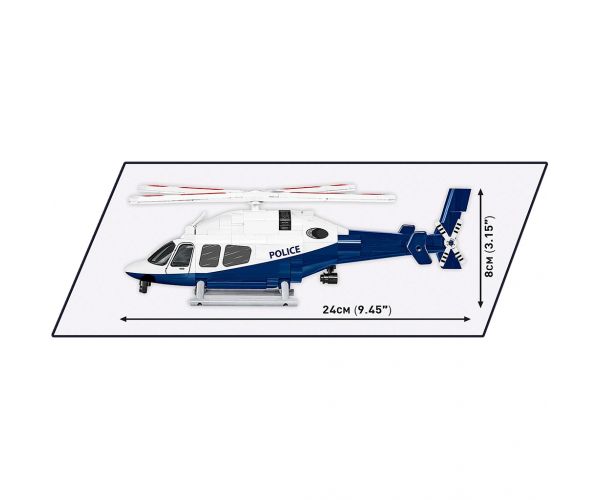 COBI: Bell 429 Rendőrség helikopter építőjáték (26630)