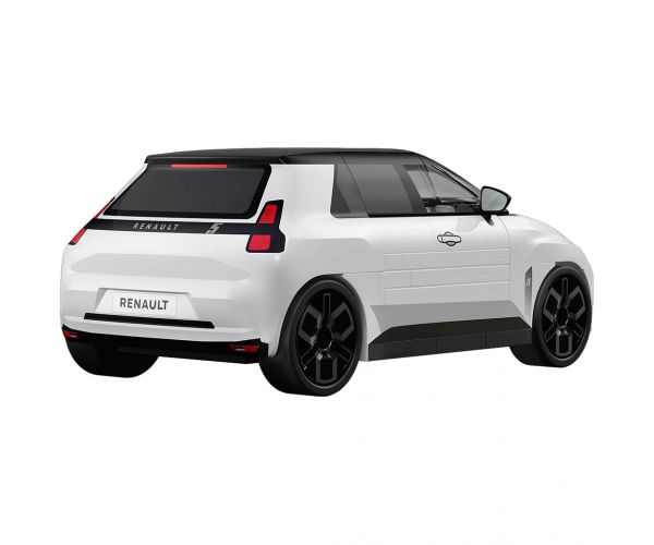 COBI: Renault 5 E-Tech fehér autó építőjáték (24675)