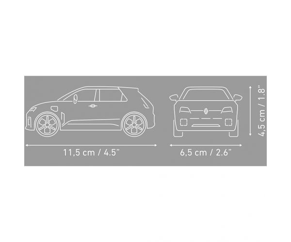 COBI: Renault 5 E-Tech fehér autó építőjáték (24675)