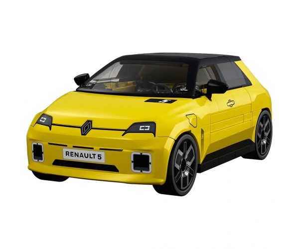 COBI: Renault 5 E-Tech sárga autó építőjáték (24673)
