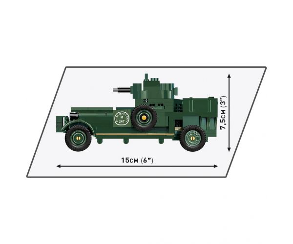 COBI: Rolls Royce páncélautó 1920 Pattern Mk I építőjáték (2988)
