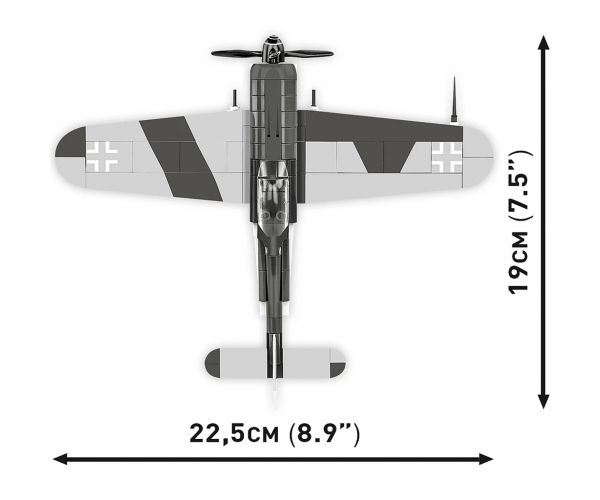 COBI: WW II Focke-Wulf FW 190 F-8 építőjáték (5871)
