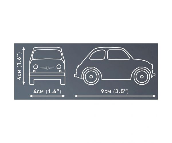 COBI: Fiat Abarth 595 építőjáték (24514)