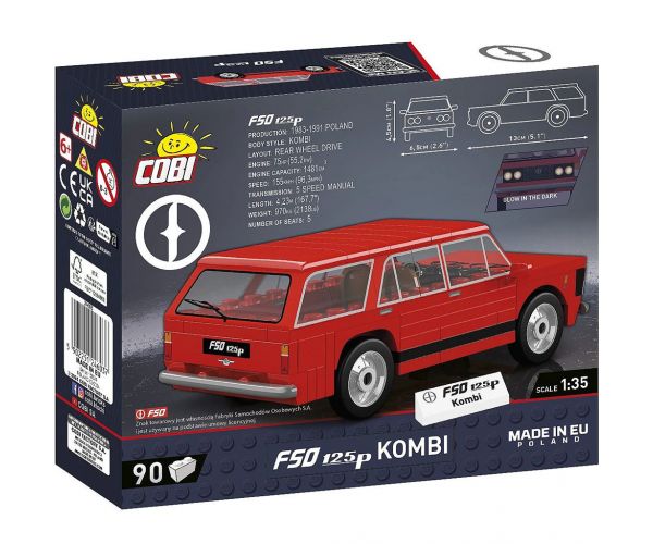 COBI: Polski Fiat 125p Kombi építőjáték (24603)
