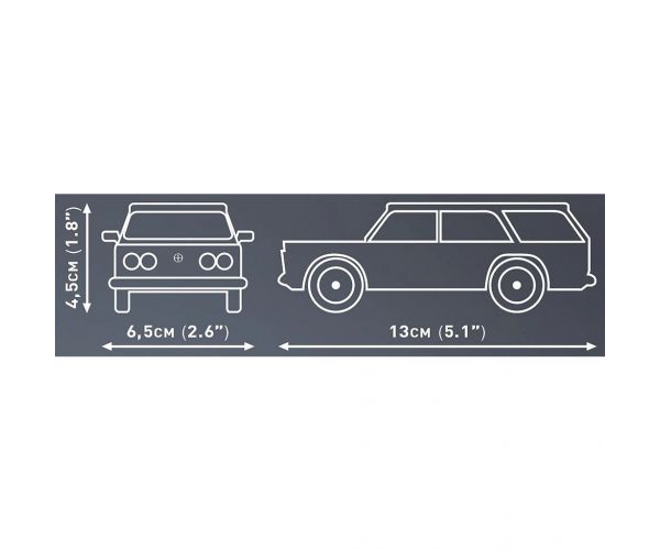 COBI: Polski Fiat 125p Kombi építőjáték (24603)