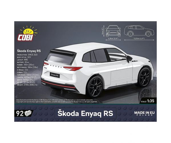 COBI: Skoda Enyaq RS építőjáték (24575)