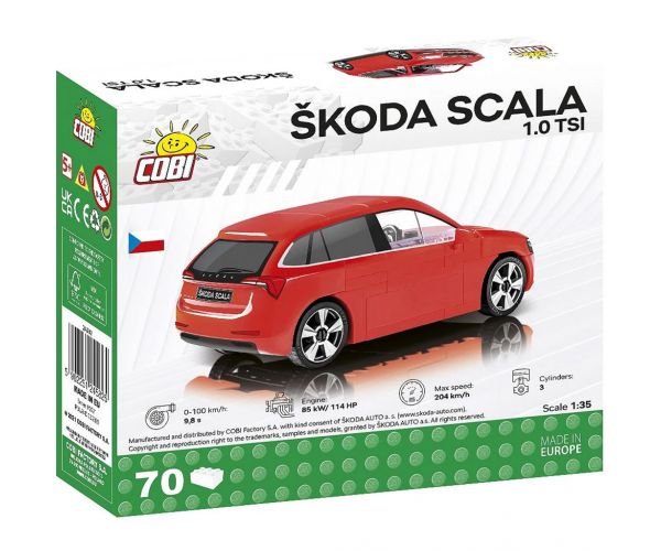 COBI: Škoda Scala 1.0 TSI építőjáték (24582)